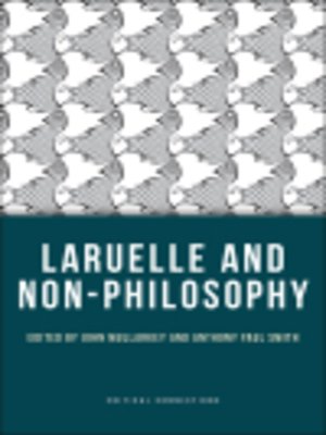 cover image of Laruelle and Non-Philosophy